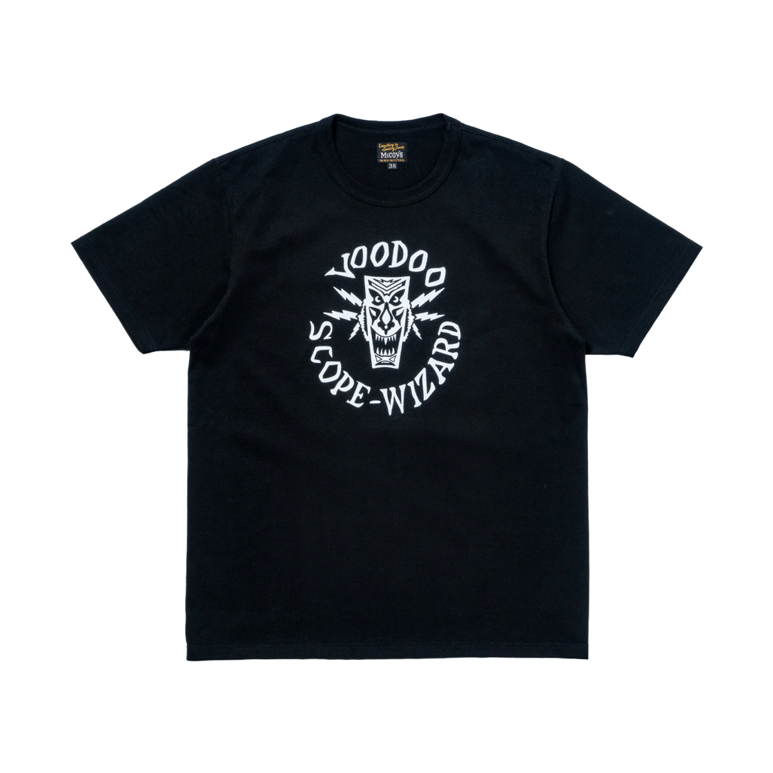 MC26010-030 The Real McCoy's Voodoo Mono Military T-Shirt Black