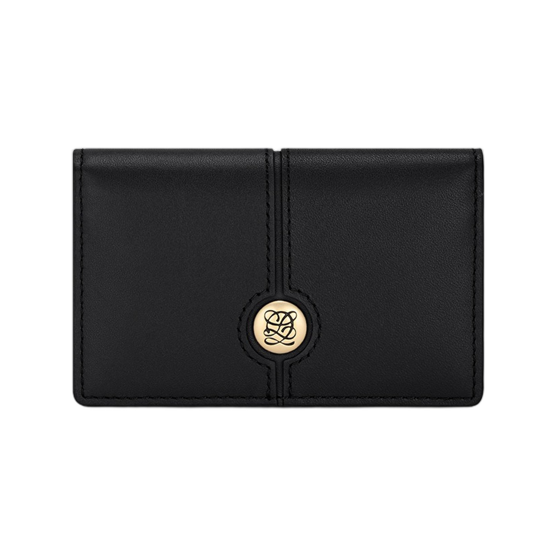 LVS61PB03FJ8BL0171 Louis Quatorze Barrate Card Holder Black