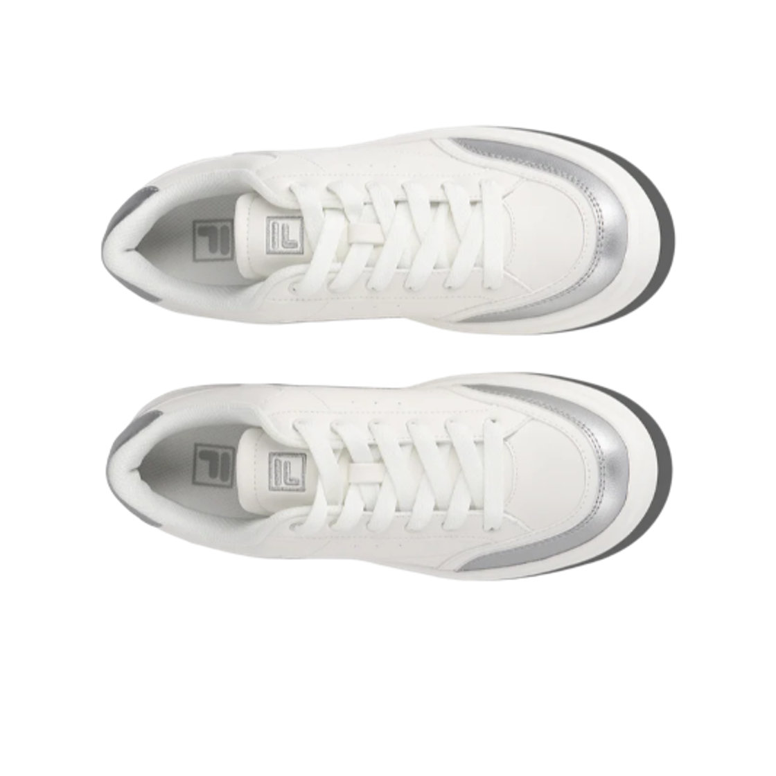(W) 휠라 펑키 테니스 98/25 화이트 그레이((W) Fila Funky Tennis 98/25 White Grey) - 2