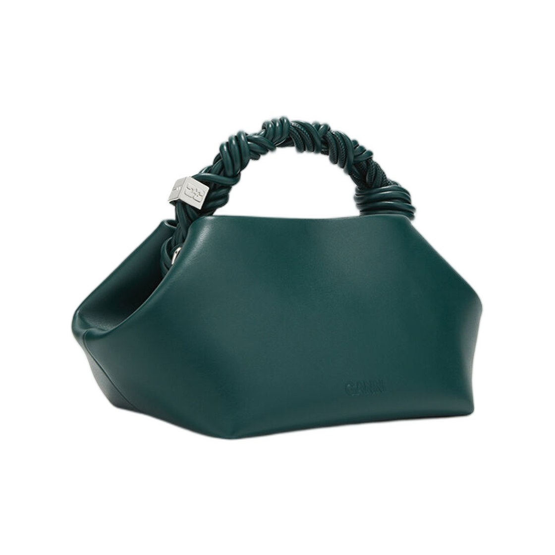 가니 스몰 보우 백 그린 다크 그린(Ganni Small Bou Bag in Green Dark Green) - 2