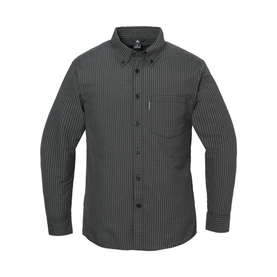2304483 Montbell Wickron Dry Touch Long Sleeve Shirt Dark Gray