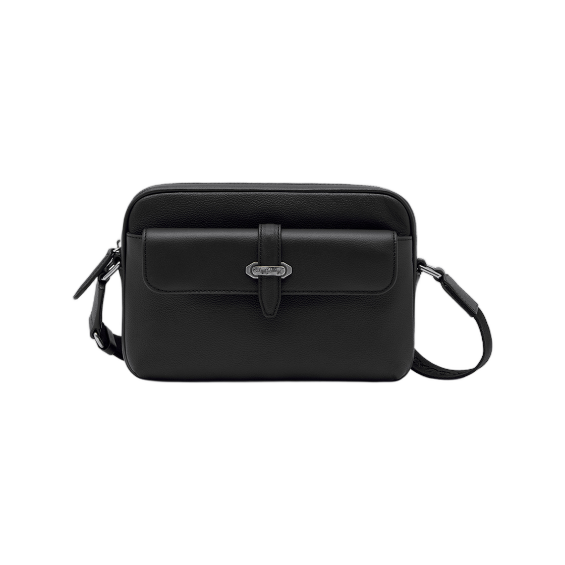 LVMT3FM03MDCBL0171 Louis Quatorze New Heritage Crossbody Bag Black
