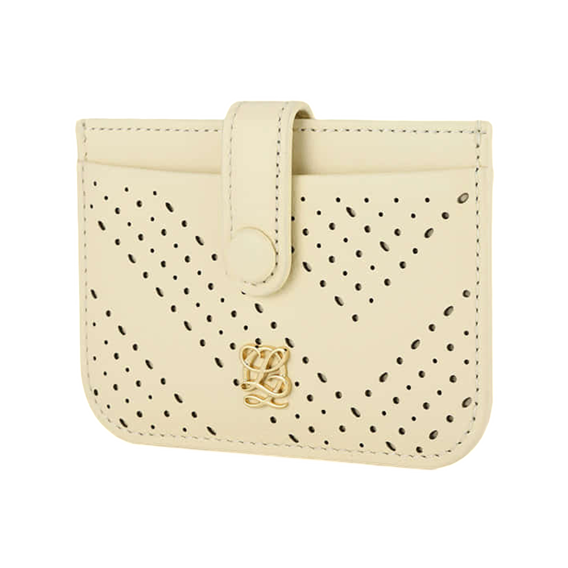 루이까또즈 엘패턴 카드 홀더 아이보리(Louis Quatorze L-Pattern Card Holder Ivory) - 2