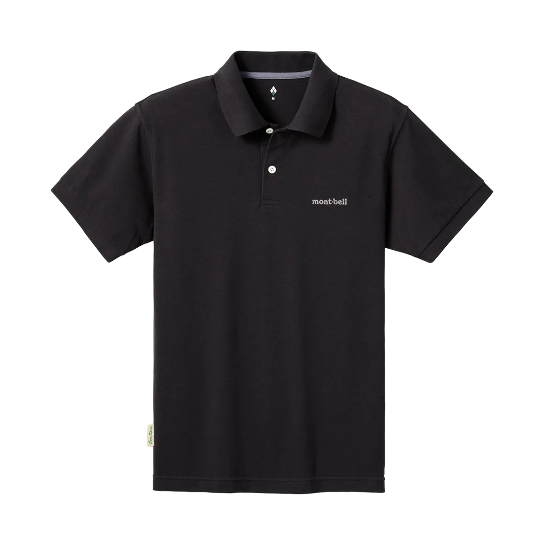 2104803 Montbell Core Spun Polo Shirt Black