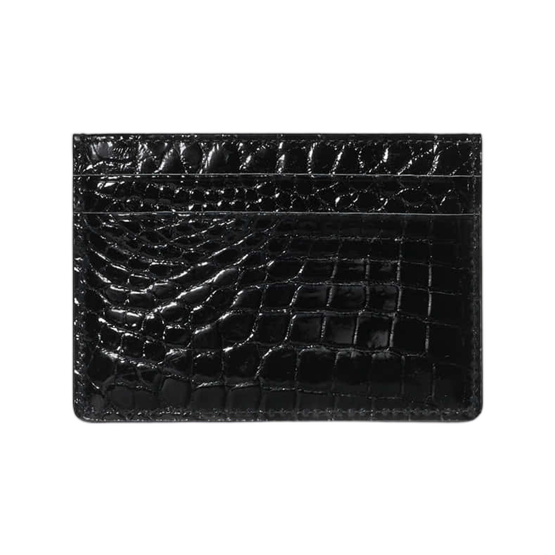 루이까또즈 크로커다일 레더 카드 홀더 블랙(Louis Quatorze Crocodile Leather Card Holder Black) - 3