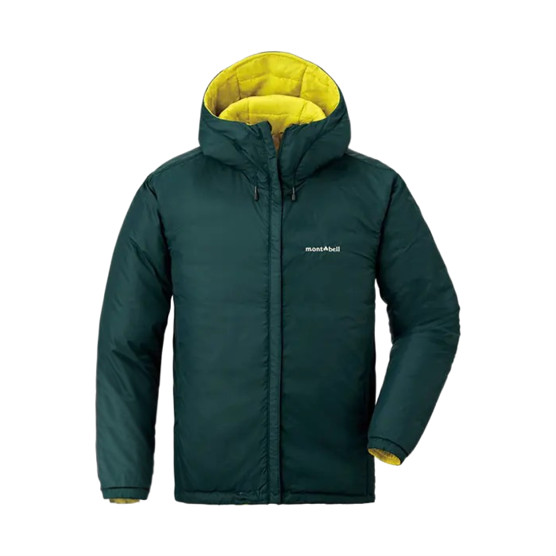 1101566 Montbell Thermaland Parka Flash Yellow Dark Mallard