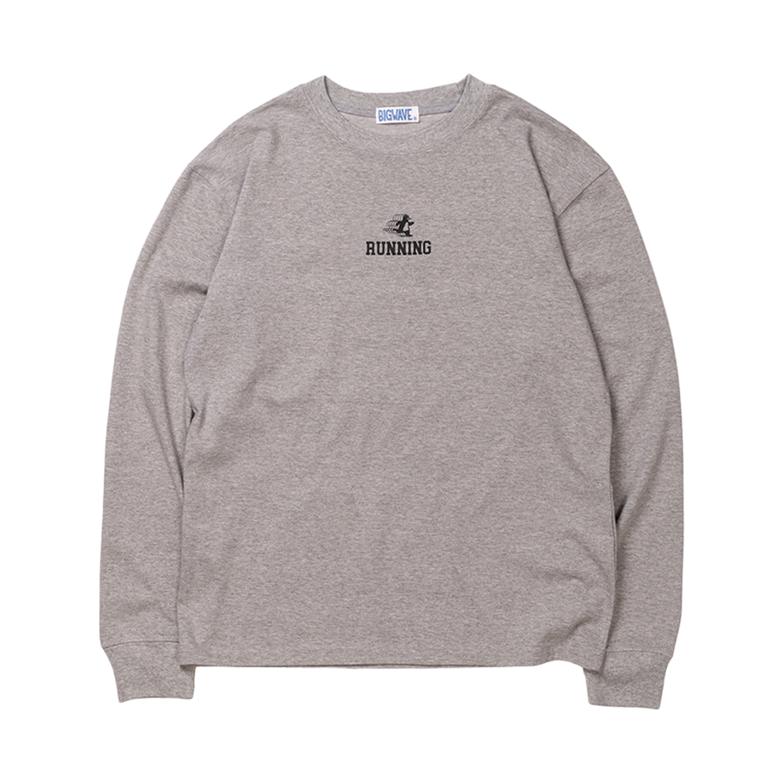 빅웨이브 컬렉티브 스트레칭 펭귄 러너스 긴팔티 스포츠 그레이(BIGWAVE COLLECTIVE Stretching Penguin Runners Long Sleeve Sport Gray) - 2