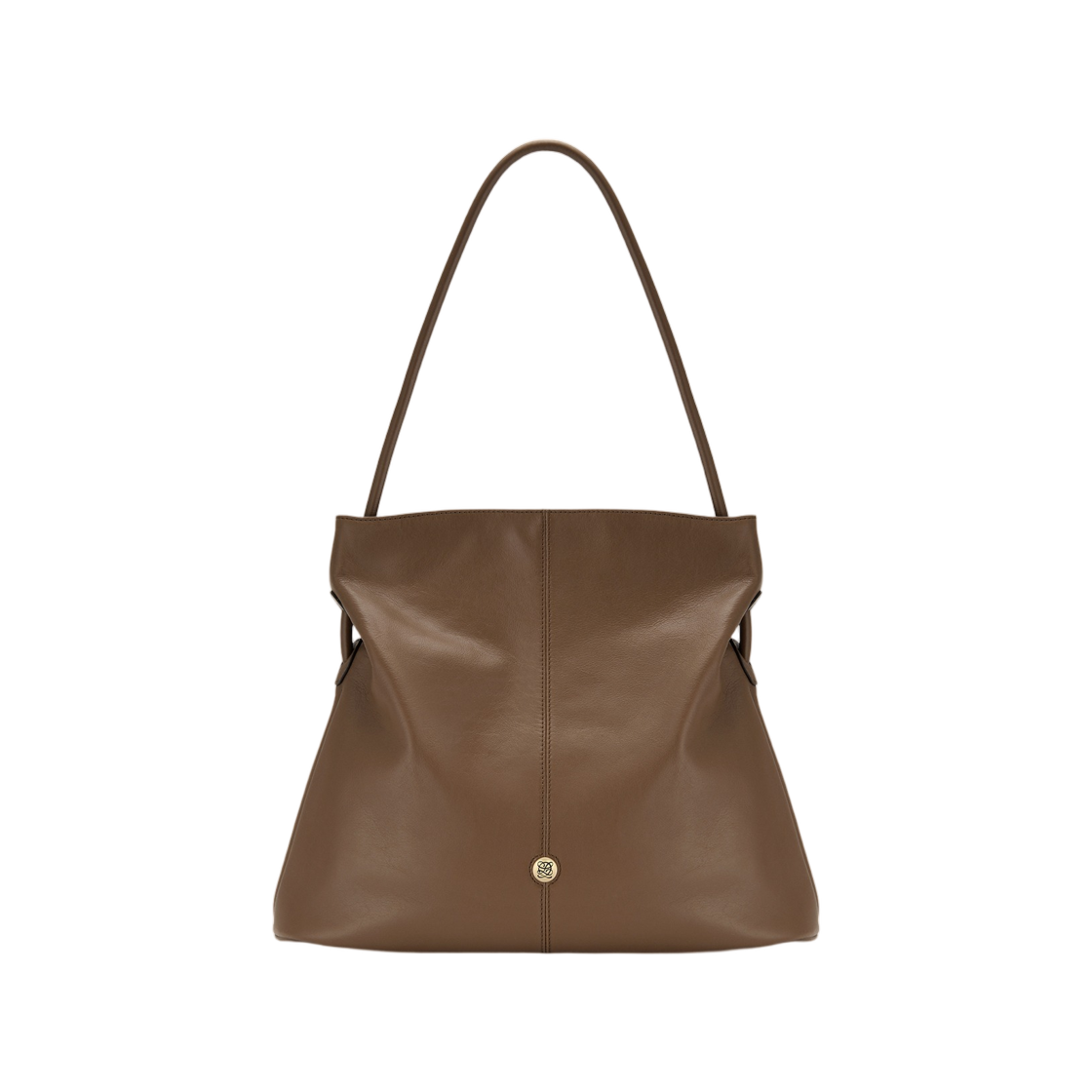 LLH61PB11FA2TA0171 Louis Quatorze Barrate Soft Hobo Bag M Tan