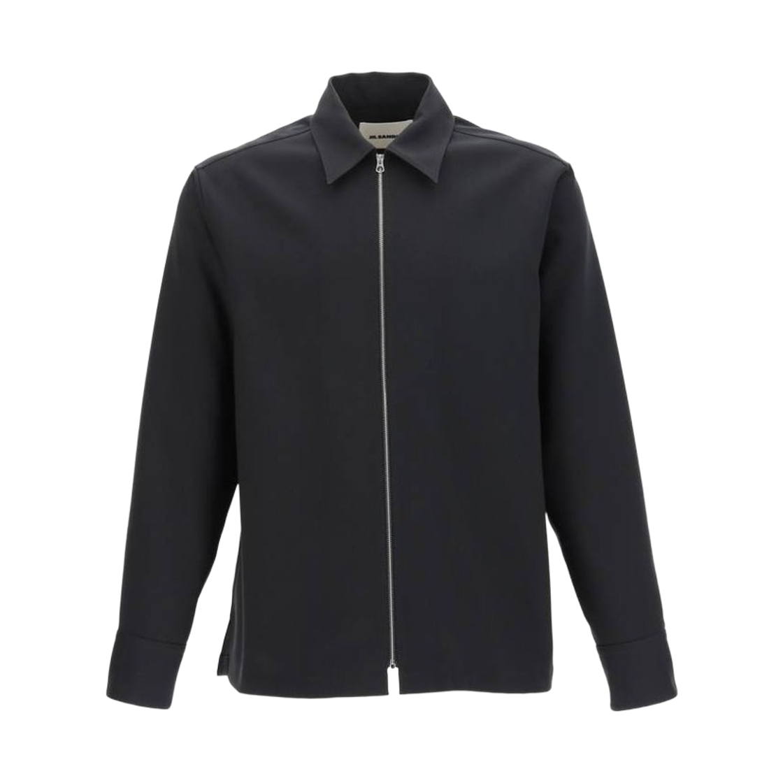 질 샌더 지퍼 오버셔츠 자켓 블랙(Jil Sander Zip Overshirt Jacket Black)
