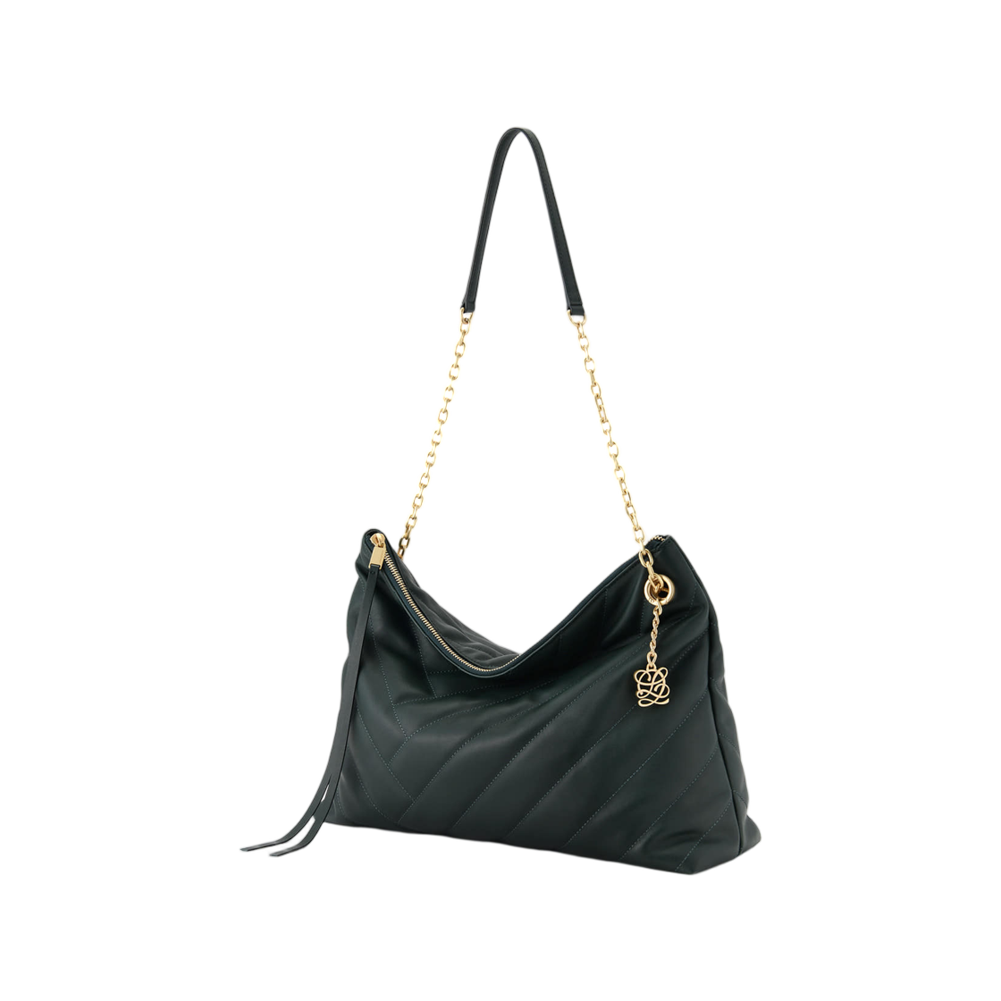 루이까또즈 엘퀄팅 숄더백 딥 그린(Louis Quatorze L-Quilting Shoulder Bag Deep Green) - 2