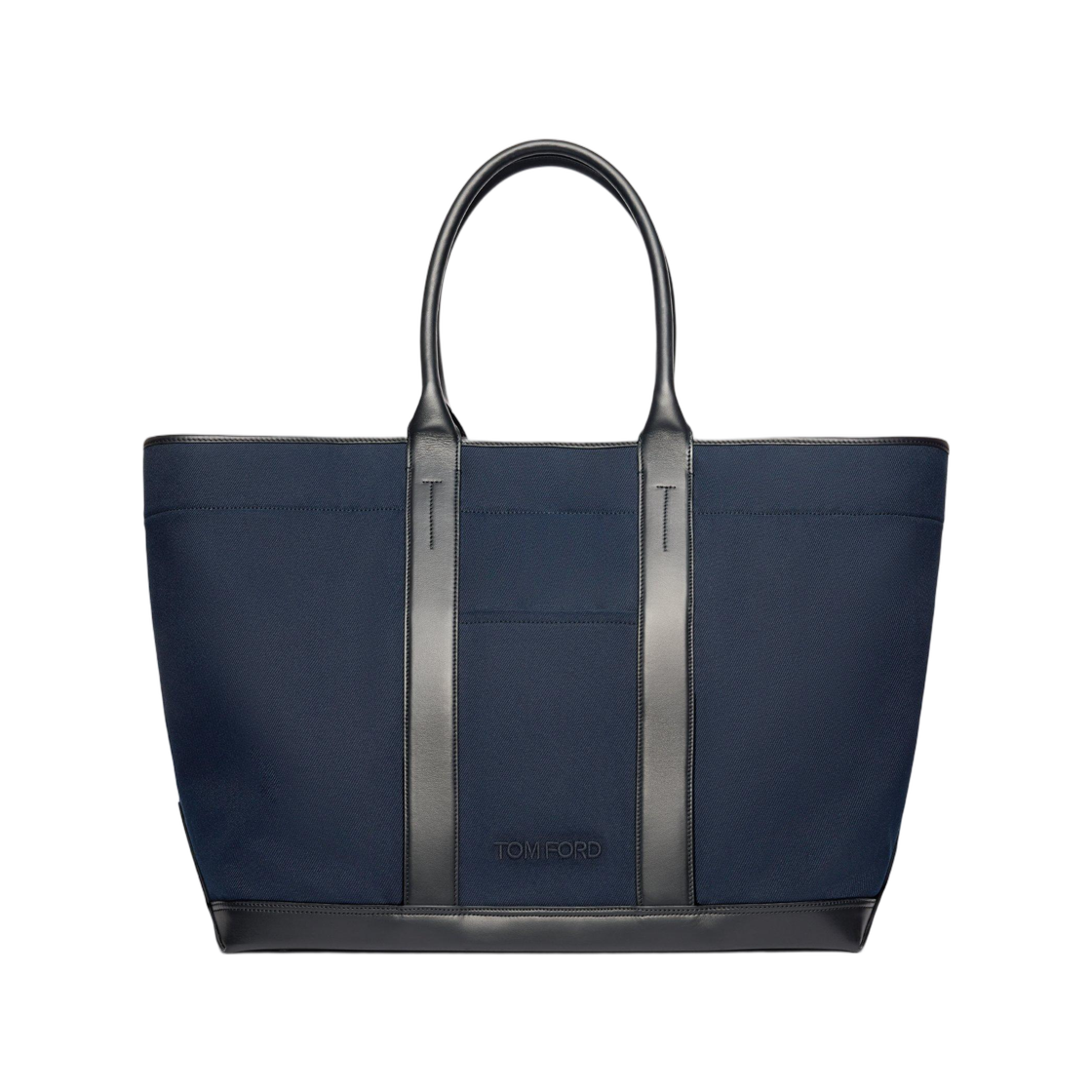 톰포드 포드 라지 캔버스 토트 네이비 블랙(Tom Ford Large Canvas Tote Navy Black)