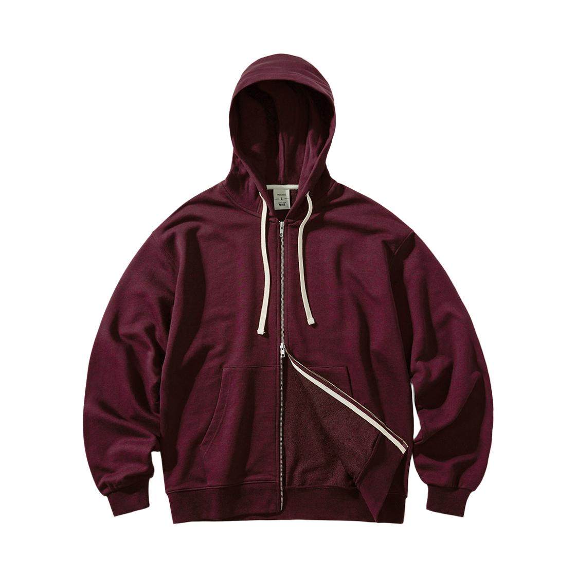 KHHD1440_burgundy_29 FP142 Flow tender two-way hood zip-up burgundy KHHD1440