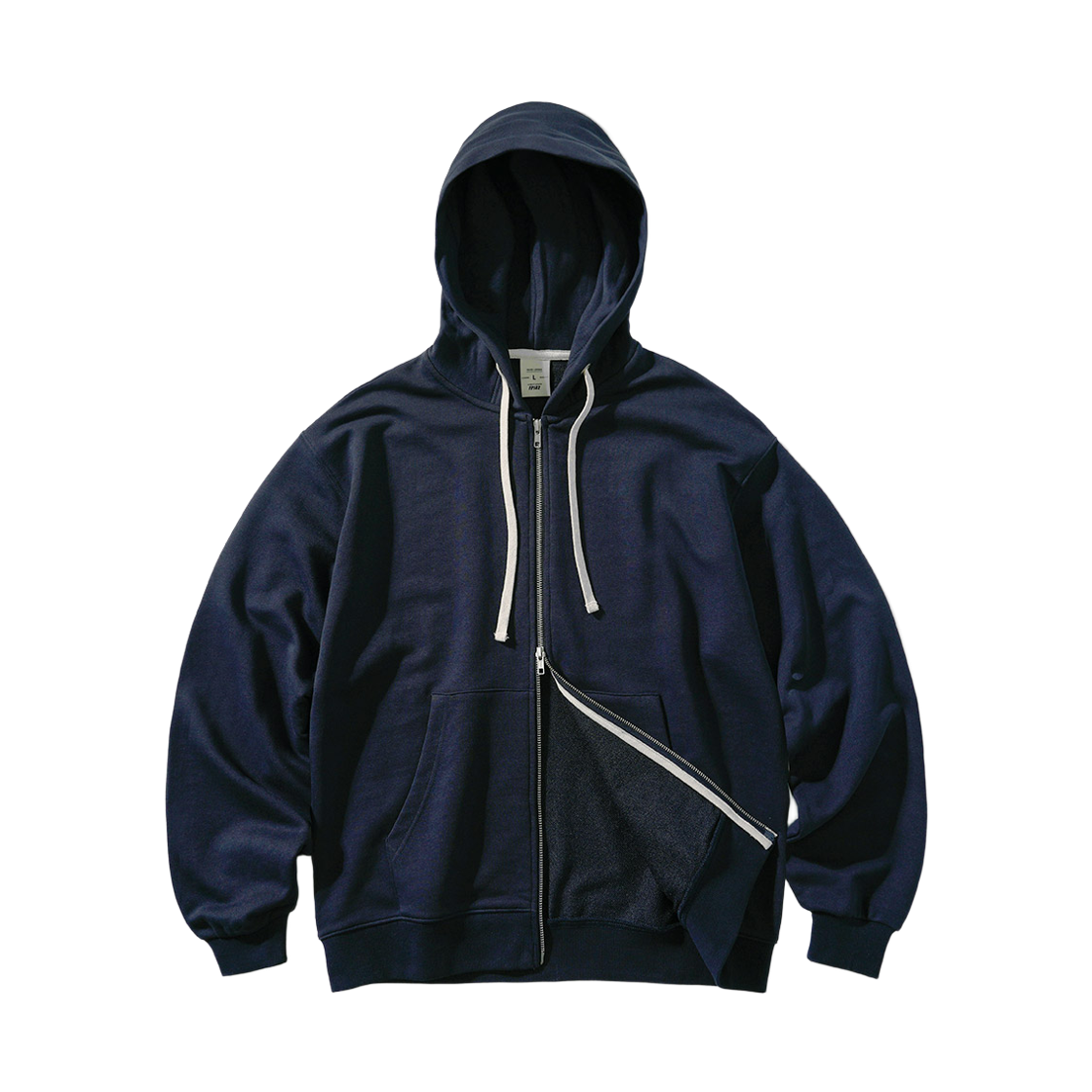 KHHD1440_navy_29 FP142 Flow tender two-way hood zip-up navy KHHD1440