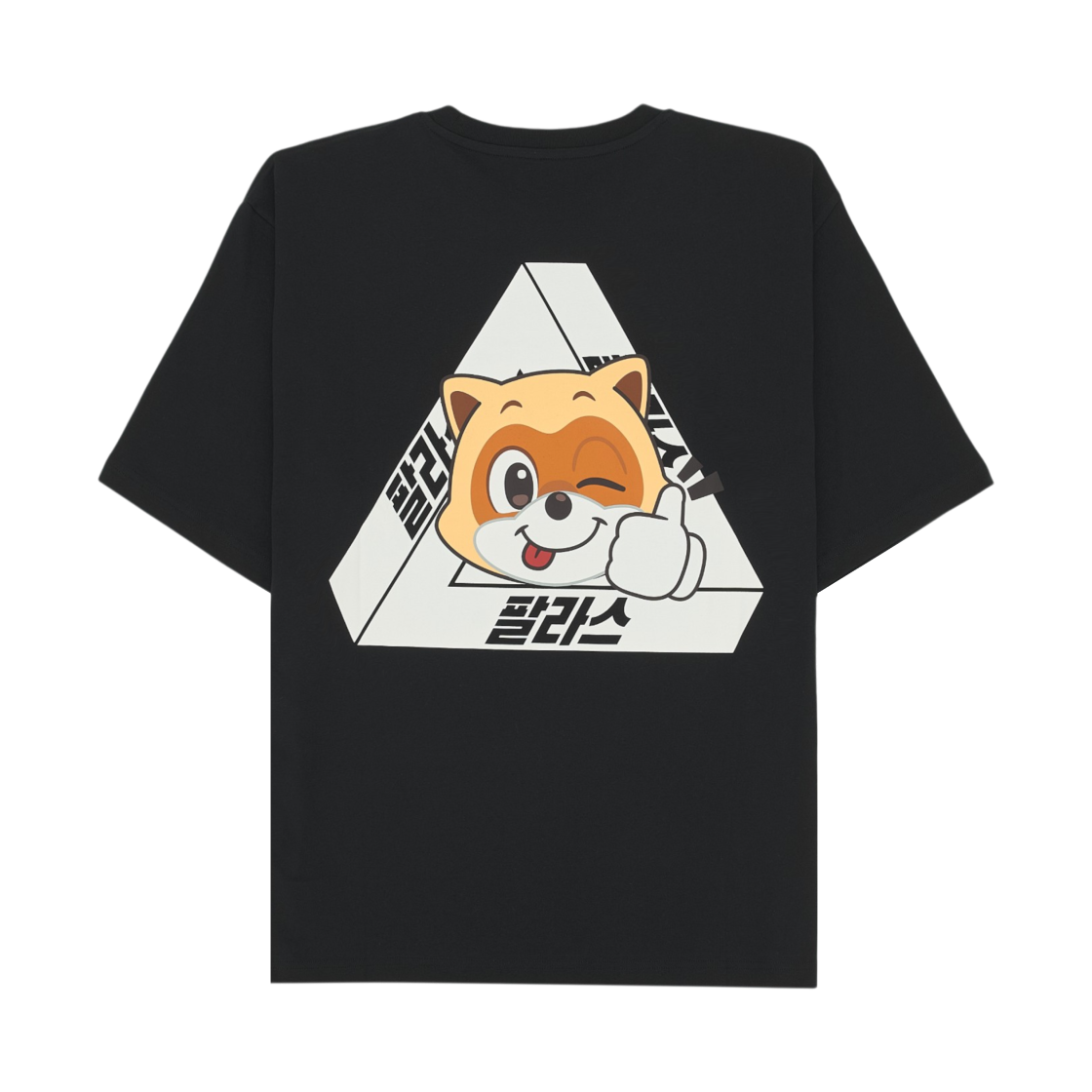 팔라스 서울 3 롯데 트라이퍼그 티셔츠 블랙 로티 - 26FW(Palace Seoul 3 Lotte Tri-Ferg T-Shirt Black Lotty - 26FW)