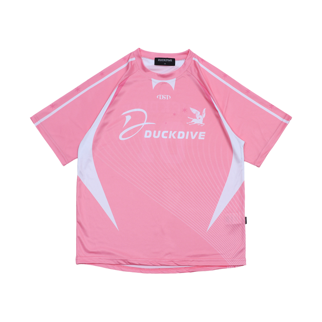 DSTP3SS002 DUCKDIVE Peach Star Short Sleeve Jersey Pink