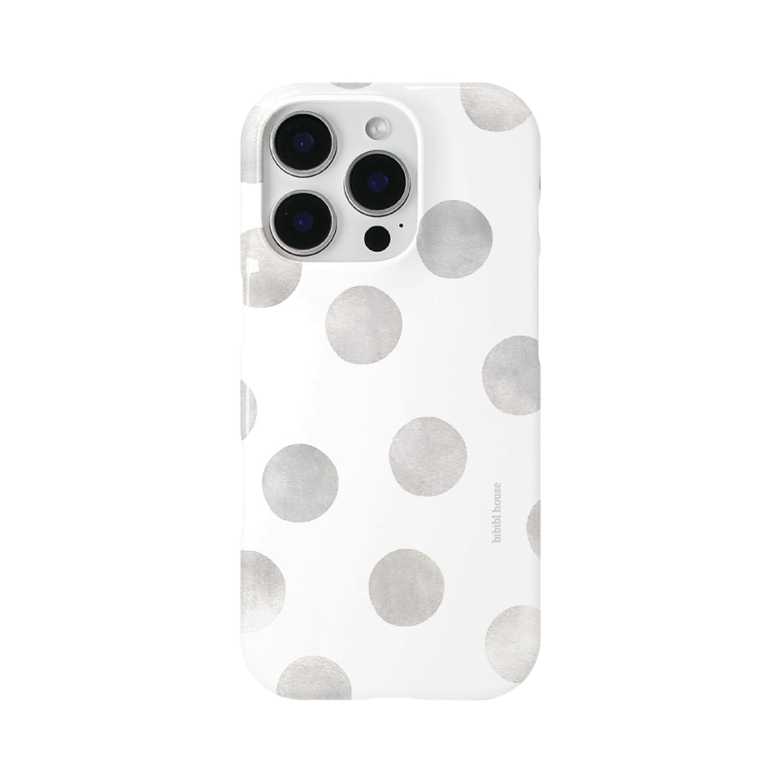 비비블 하우스 실버도트 폰케이스(BIBIBL HOUSE Silver Dots Phone Case)