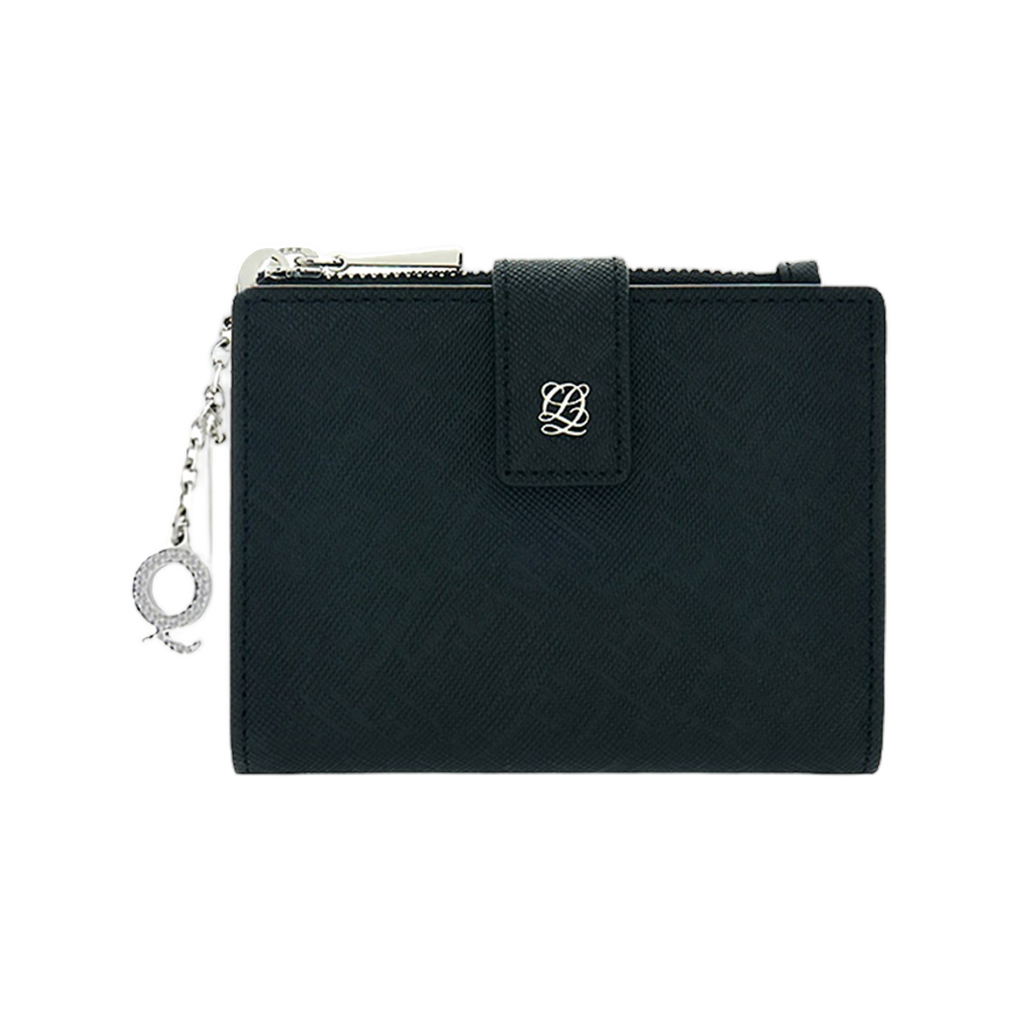 루이까또즈 로고 월렛 블랙(Louis Quatorze Logo Wallet Black)