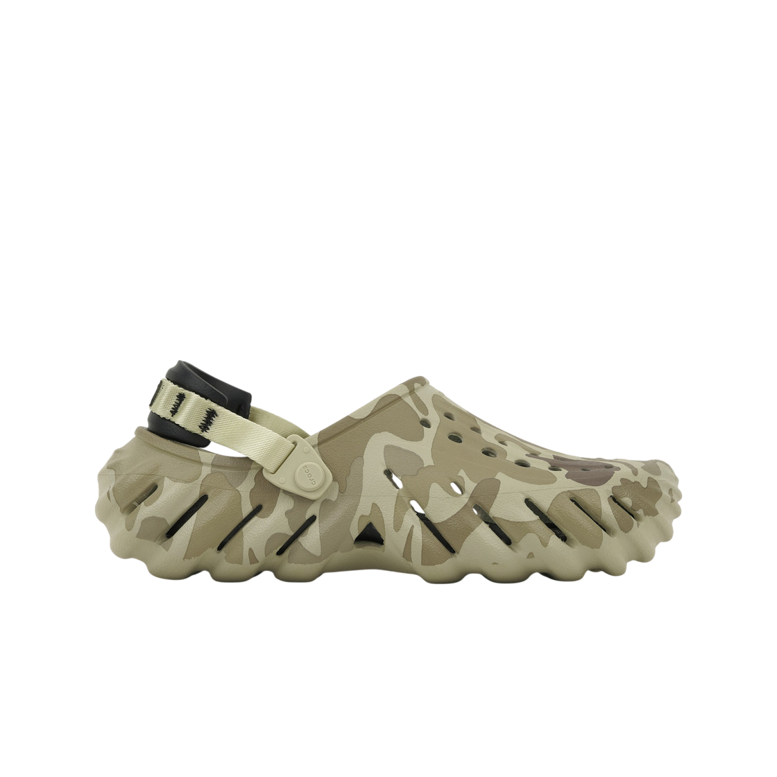 211981-2YJ Crocs Echo Duck Camo Clog Bone Black