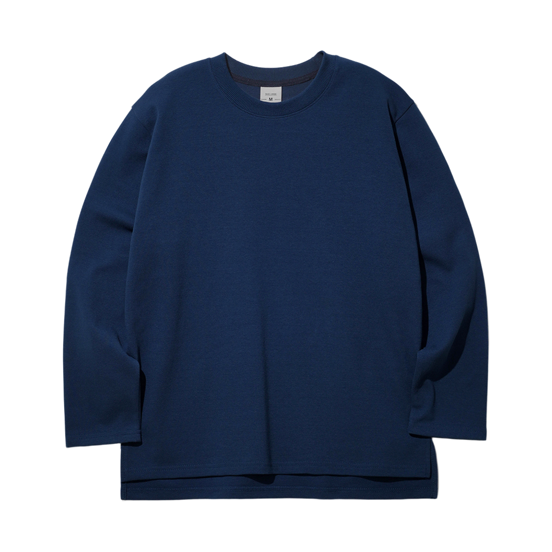 JHLT1273_navy_k FP142 Double Cotton Muji long Sleeve Navy JHLT1273