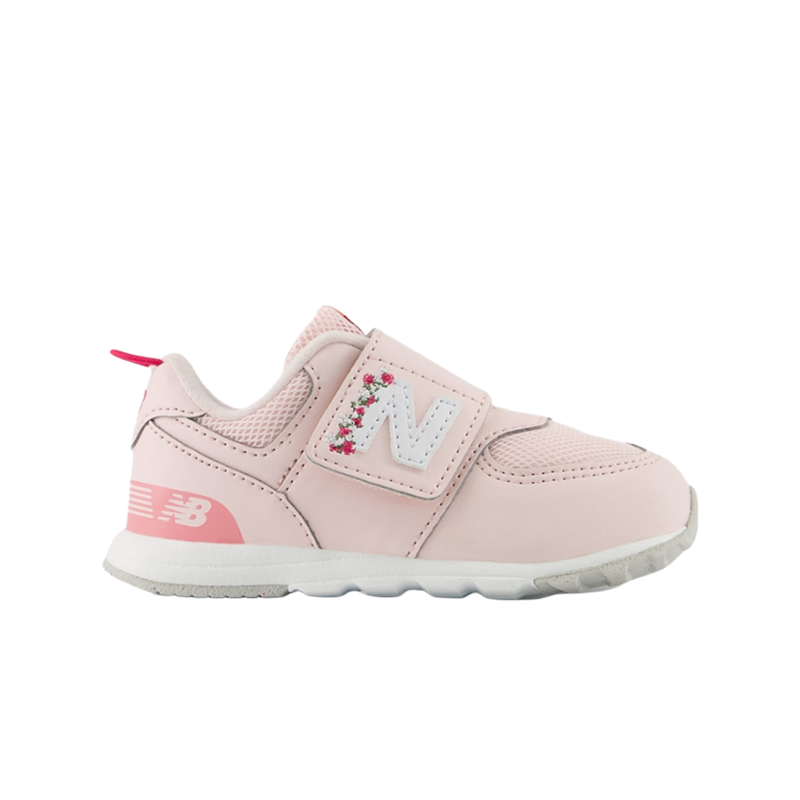 I5746F2 (TD) New Balance 574 Hook and Loop Pink - W Wide