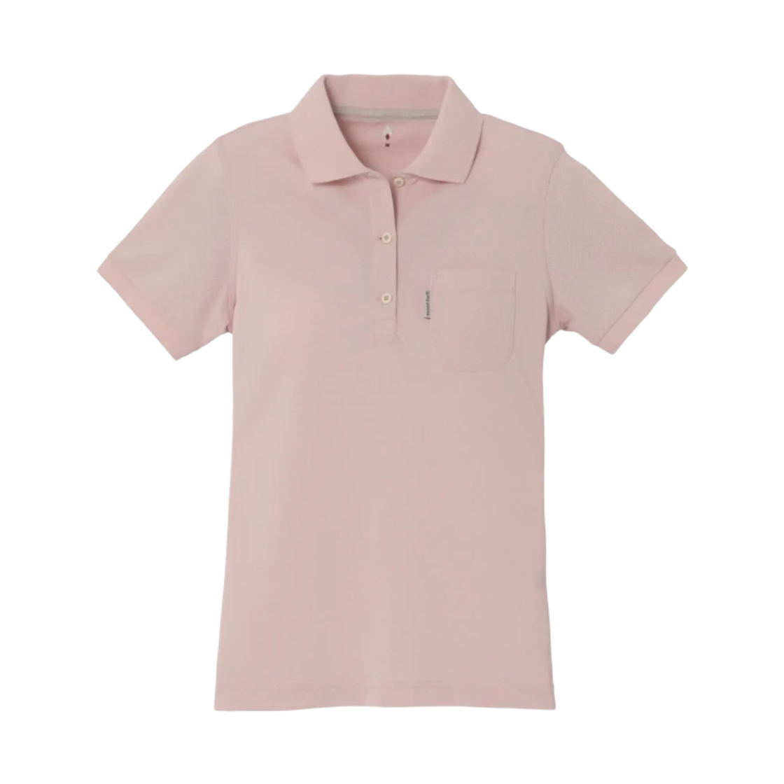 1114229 (W) Montbell Wickron Polo Shirt Coral Pink