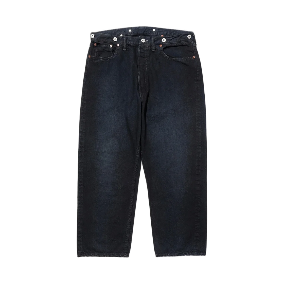 아프레쎄 No.22 워시드 와이드 데님 팬츠 커스텀 - 26FW(A.Presse No.22 Washed Wide Denim Pants Custom - 26FW) - 1