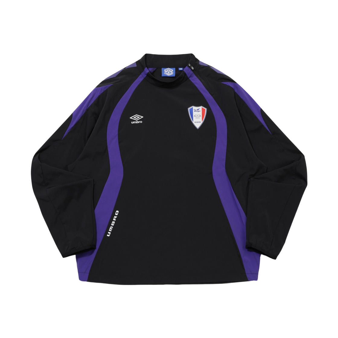 UR223KWT61-BLK0 Umbro Suwon Samsung High Neck Rain Top Black (Non Marking Ver.)