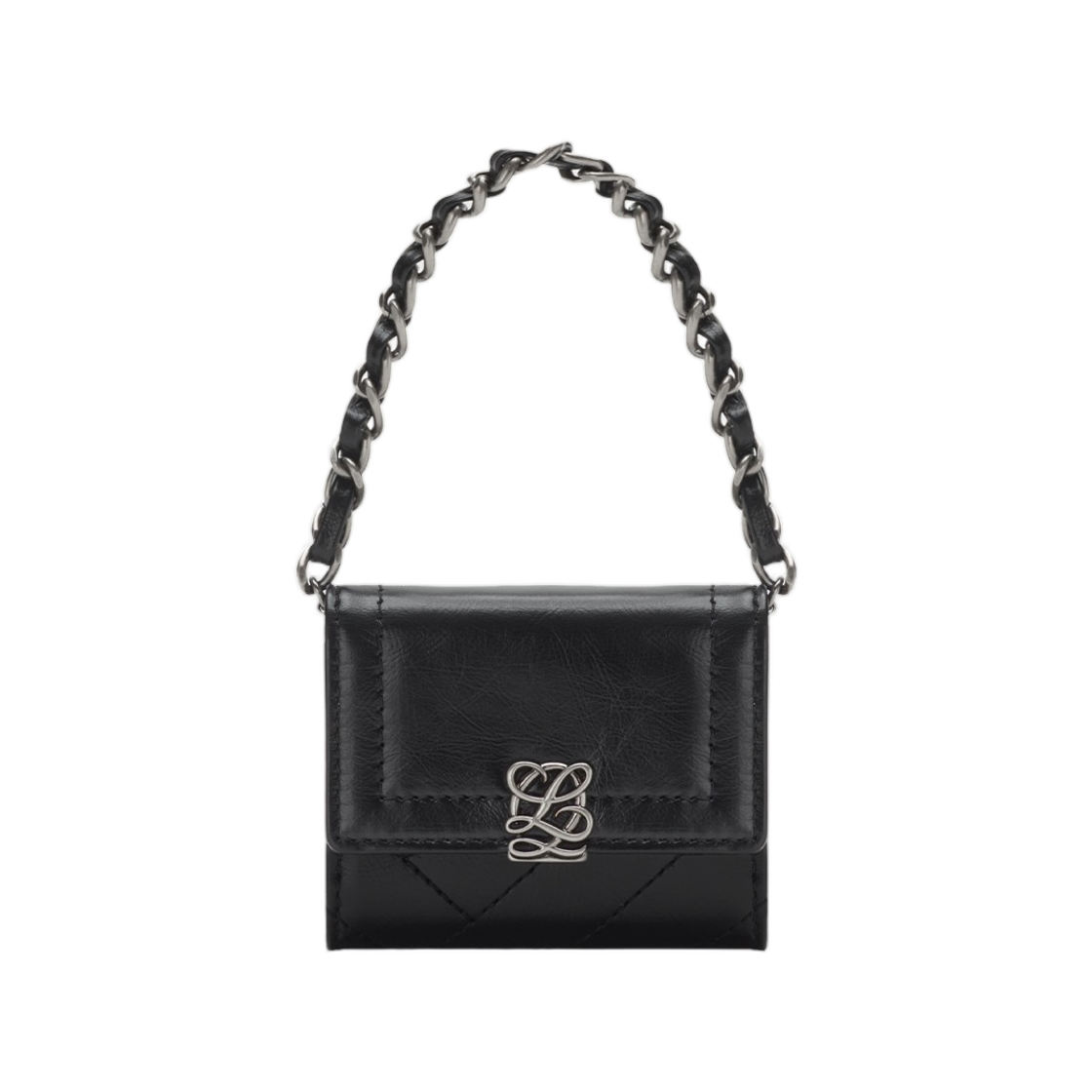 LVFS3QT01F24BL0171 Louis Quatorze L-Quilting Leather Multi Case Black