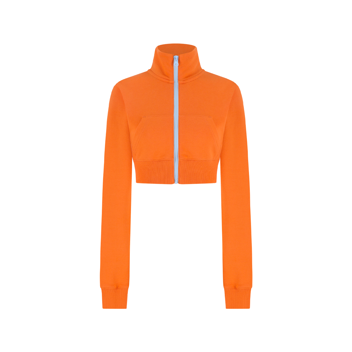 A1BE4N010501-O The Innrs The Crop Zip-Up Track Jacket Orange