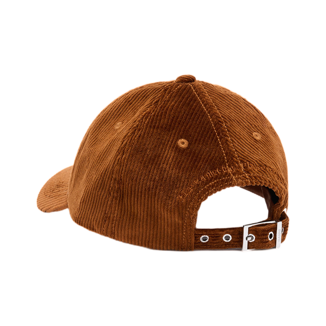 가니 캡 브라운 코듀로이 톨토이즈 쉘(Ganni Cap in Brown Corduroy Tortoise Shell) - 2