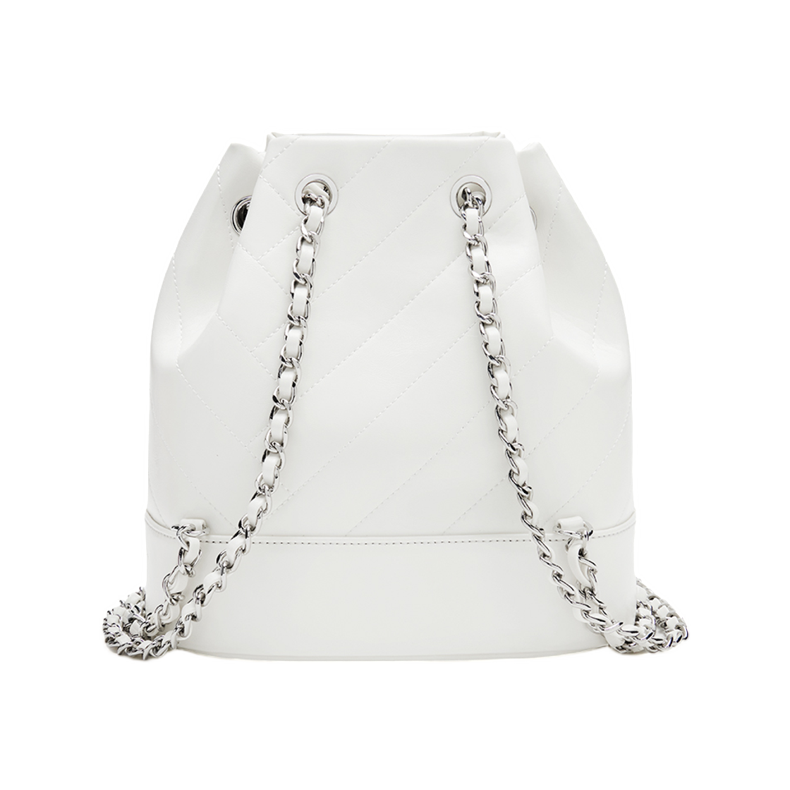 루이까또즈 까눌레 버킷 체인 백팩 화이트(Louis Quatorze Canele Bucket Chain Backpack White) - 3