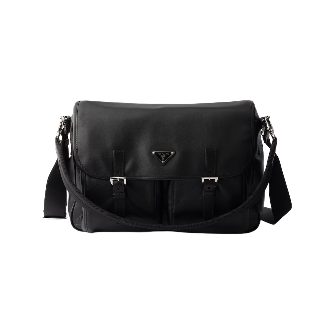 2VD072-2HE5-F0002 Prada Leather Shoulder Bag Black