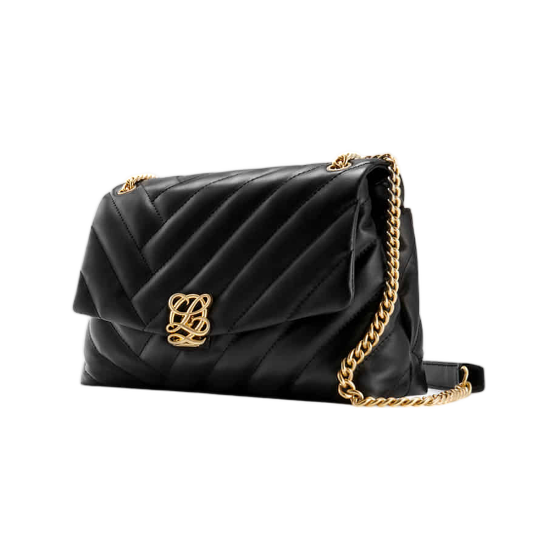 루이까또즈 엘퀄팅 숄더백 블랙(Louis Quatorze L-Quilting Shoulder Bag Black) - 2