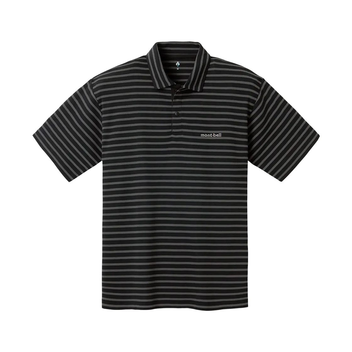 1104942 Montbell Wickron Collar Shirt Black Gray