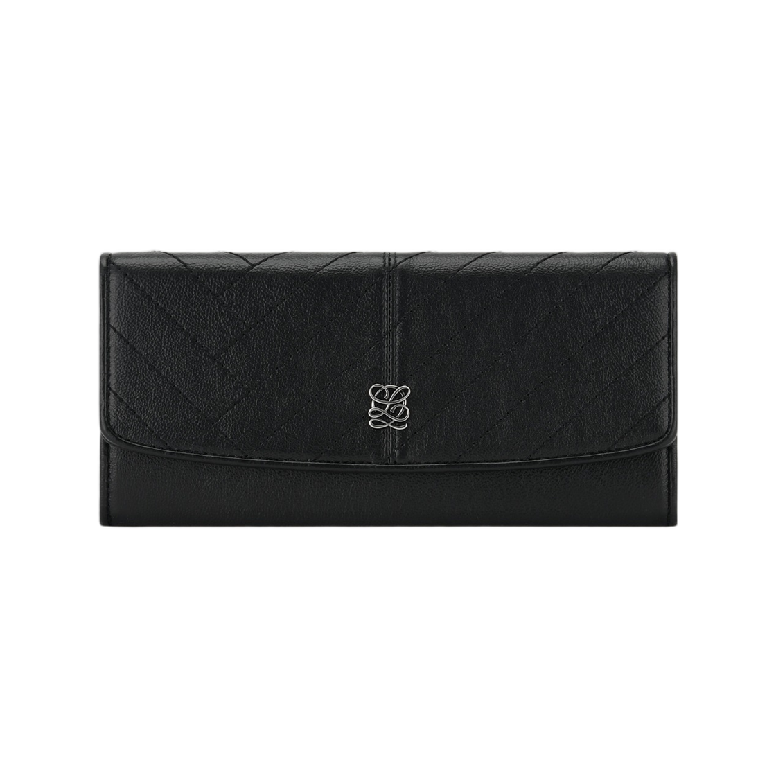 LLS61QT01FF1BL0171 Louis Quatorze L-Quilting Long Wallet Black
