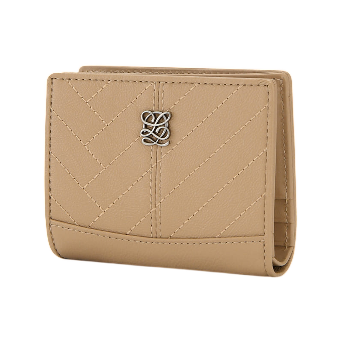 루이까또즈 엘퀄팅 컴팩트 월렛 베이지(Louis Quatorze L-Quilting Compact Wallet Beige) - 2