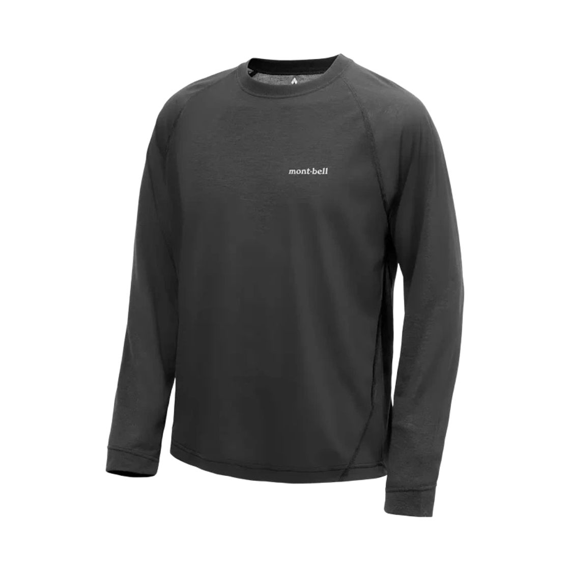 1114693 Montbell Wickron Raglan Long Sleeve T-Shirt Dark Gray 24