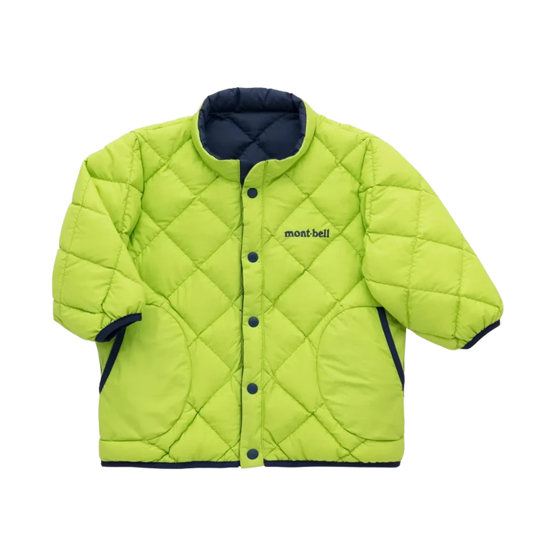 (유아) 몽벨 리버시블 다운 자켓 네이비((Baby) Montbell Reversible Down Jacket Navy) - 2