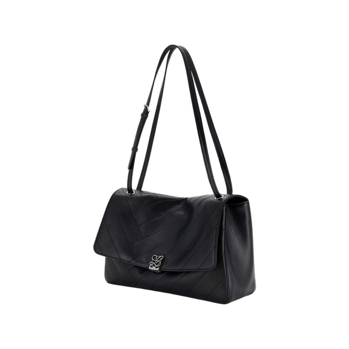 루이까또즈 엘퀄팅 숄더백 블랙(Louis Quatorze L-Quilting Shoulder Bag Black) - 2