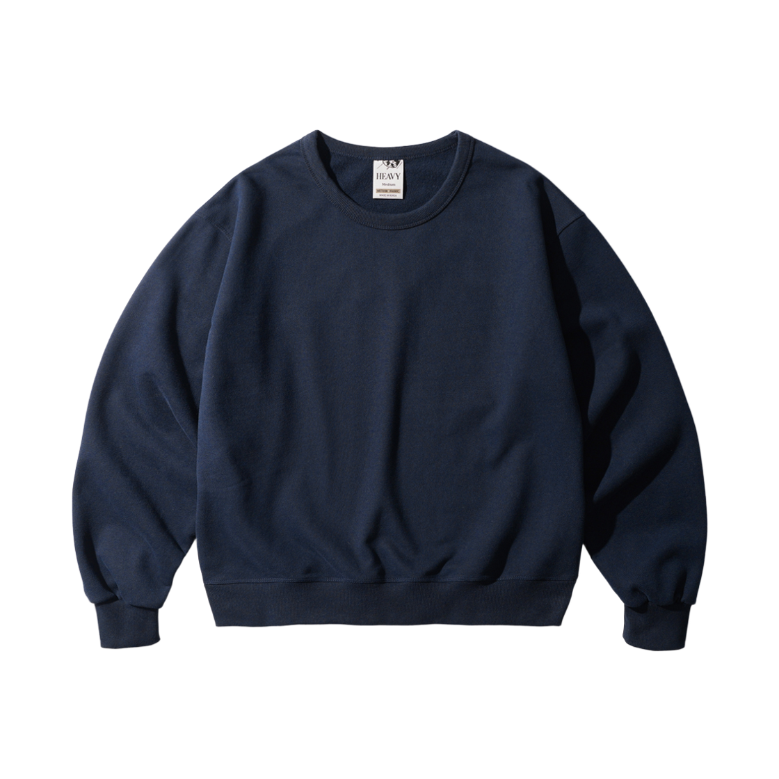 KJMT1544_navy_291 FP142 Mtor Authentic Crew Neck Sweatshirts Navy KJMT1544