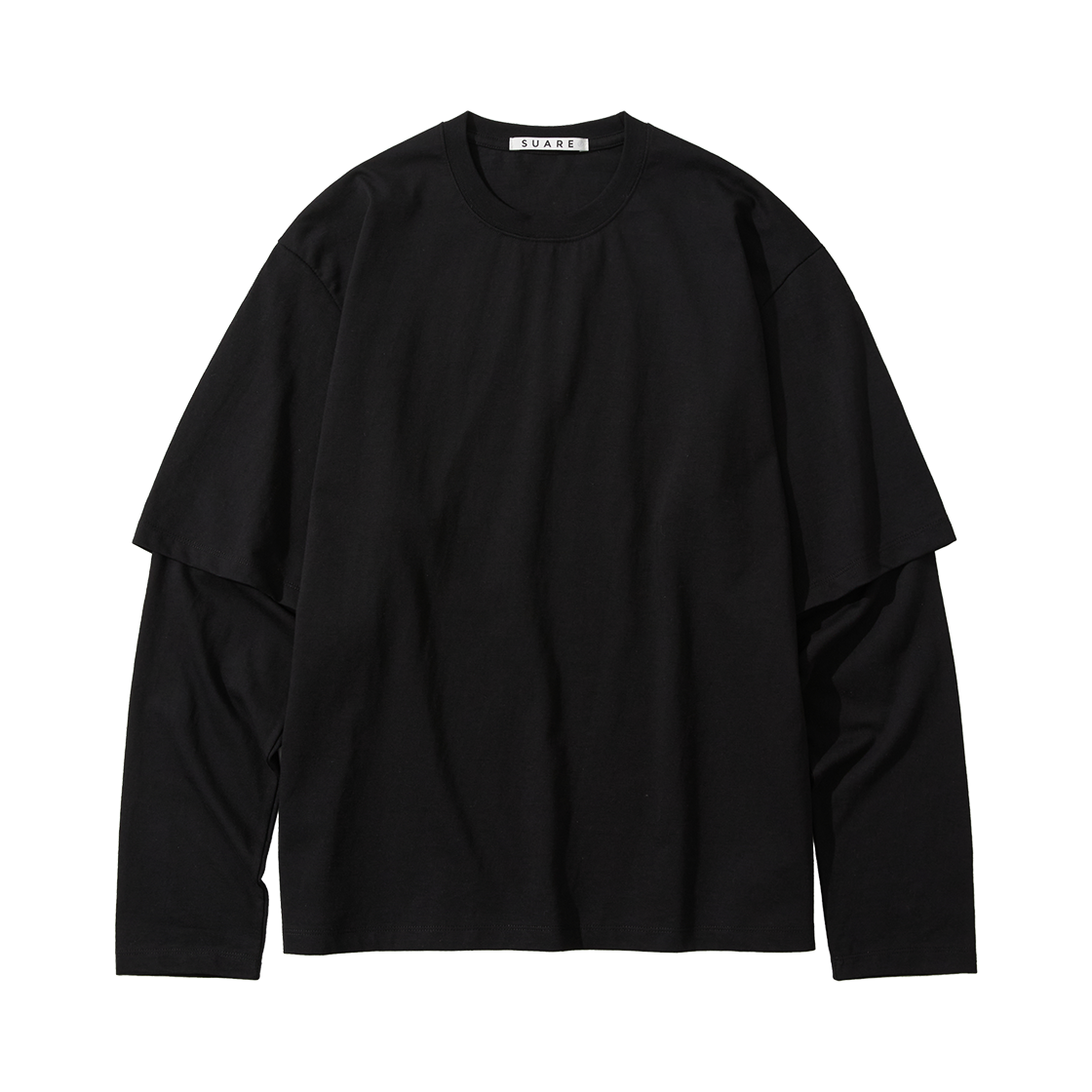 SBF3TS03WBK (W) Double Layered Long Sleeve Black