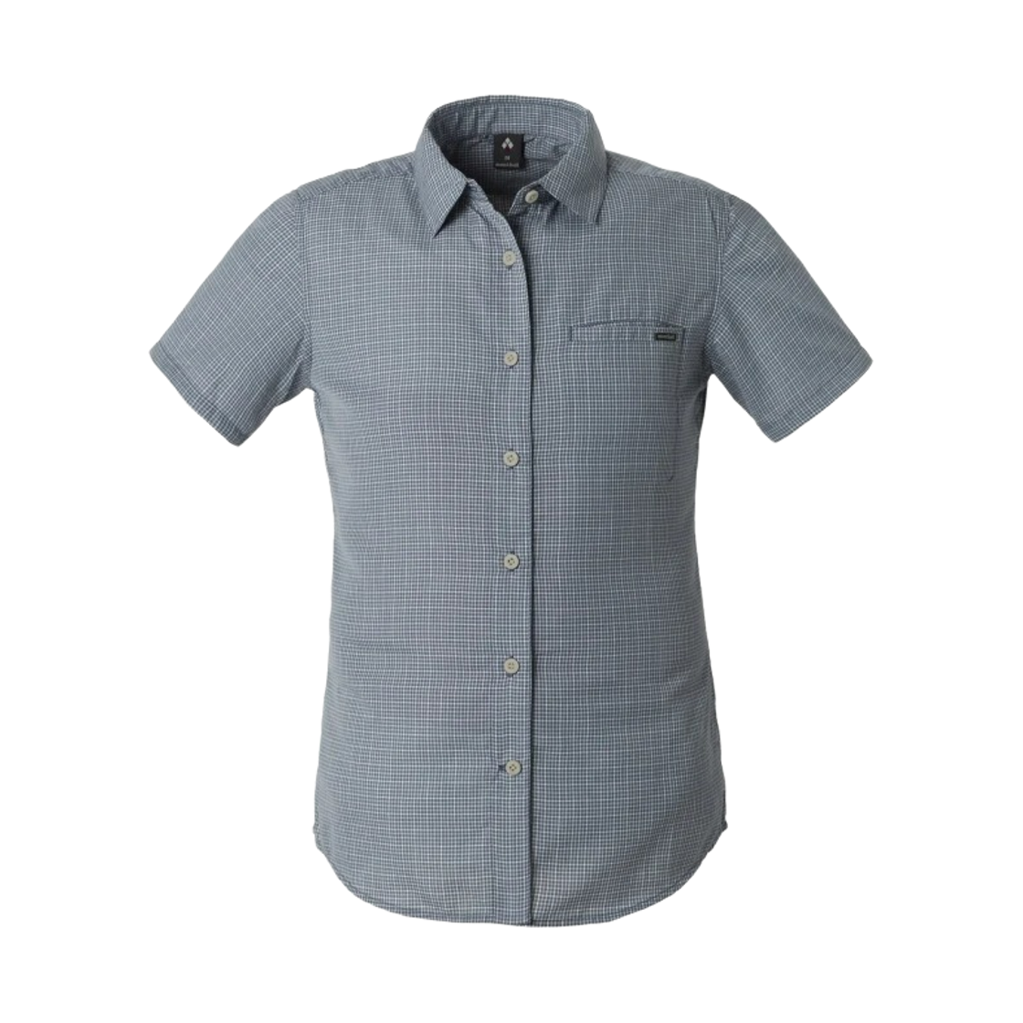 2304482 (W) Montbell Wickron Light Single Pocket Short Sleeve Shirt Dark Gray 26