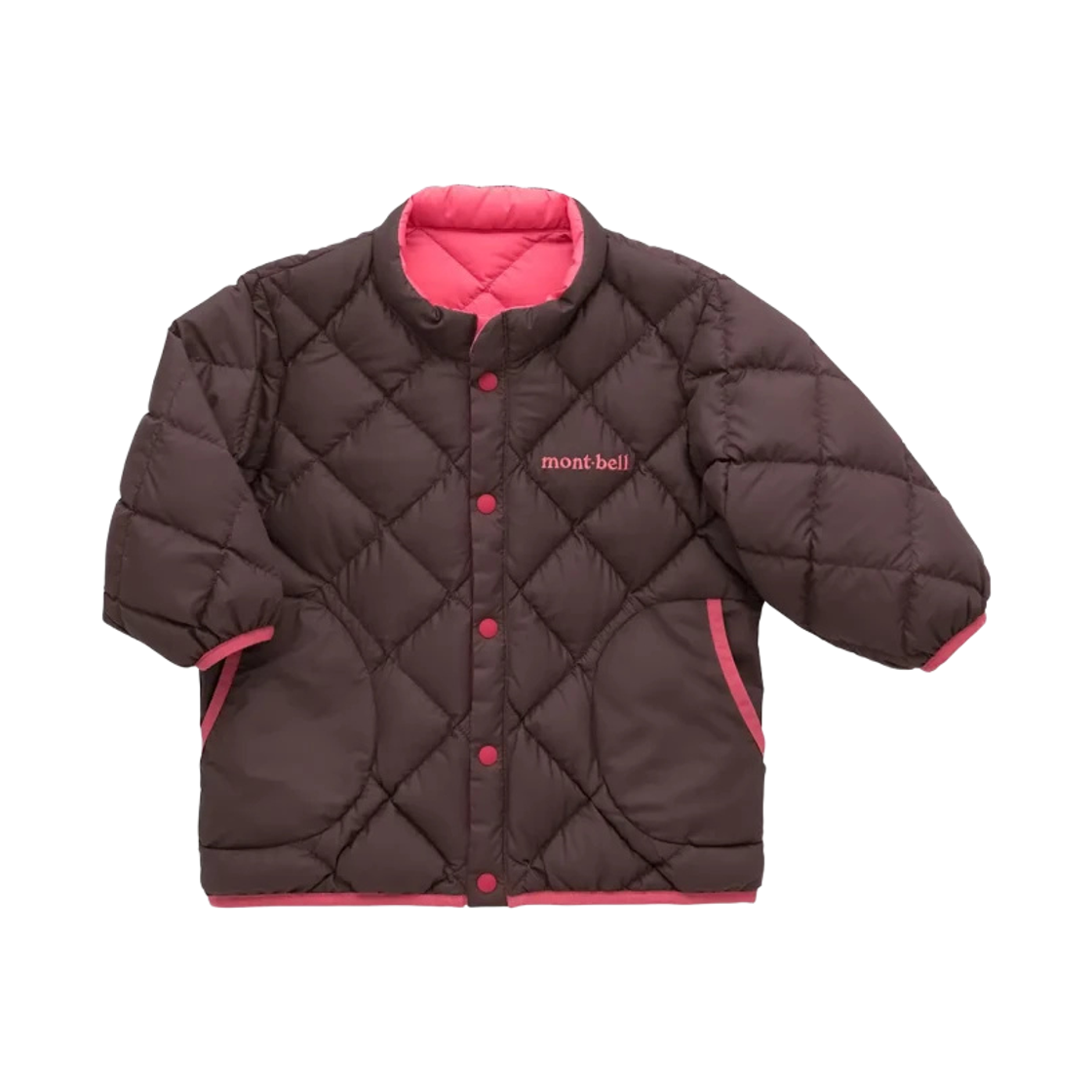 (유아) 몽벨 리버시블 다운 자켓 핑크((Baby) Montbell Reversible Down Jacket Pink) - 2