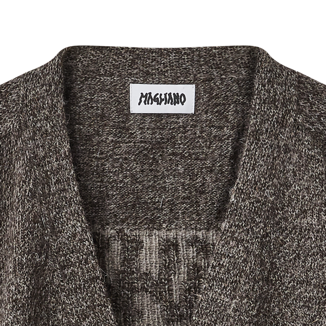 마리아노 그랜드파 가디건 다크 네추럴 - 26FW(Magliano Grandpa Cardigan Dark Natural - 26FW) - 3