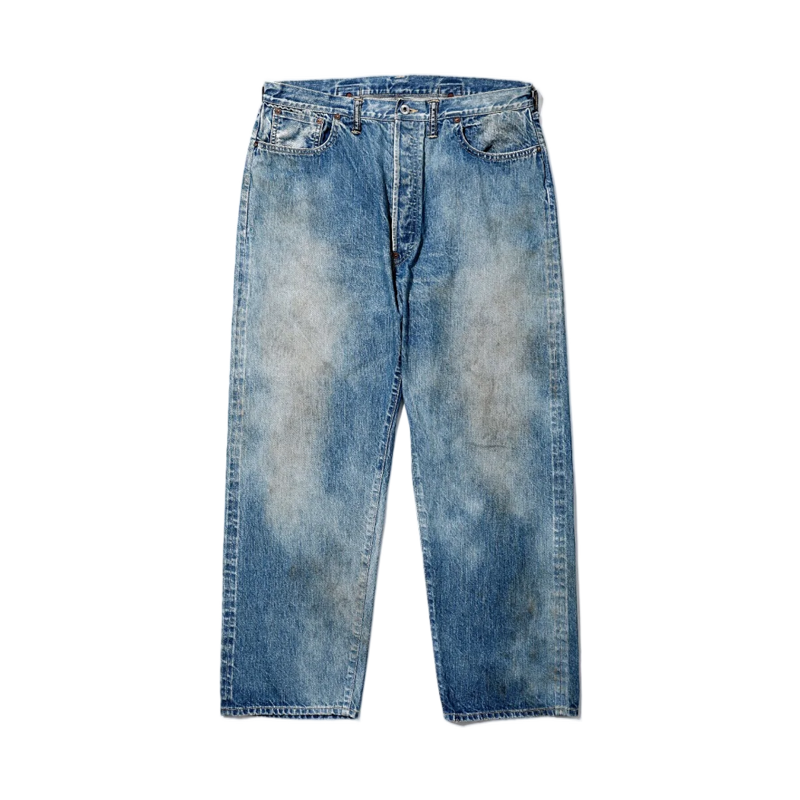 아프레쎄 No.37 워시드 와이드 데님 팬츠 인디고 - 26FW(A.Presse No.37 Washed Wide Denim Pants Indigo - 26FW)