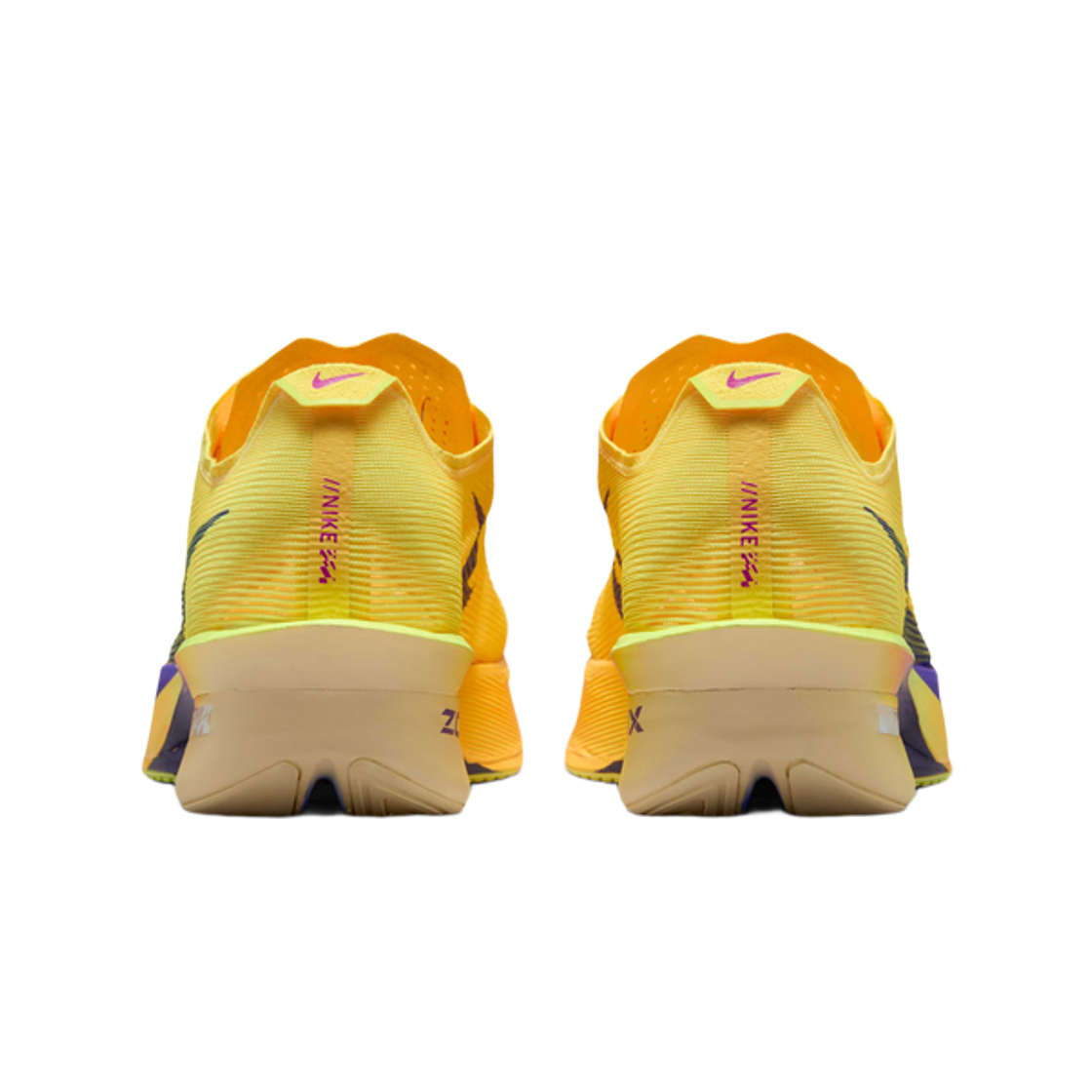 (W) 나이키 줌X 베이퍼플라이 4 시트론 펄스 레이저 오렌지((W) Nike ZoomX Vaporfly 4 Citron Pulse Laser Orange) - 3