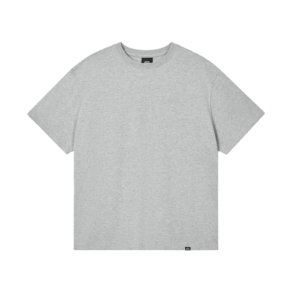 - Emis Mono Logo Print T-Shirt Gray
