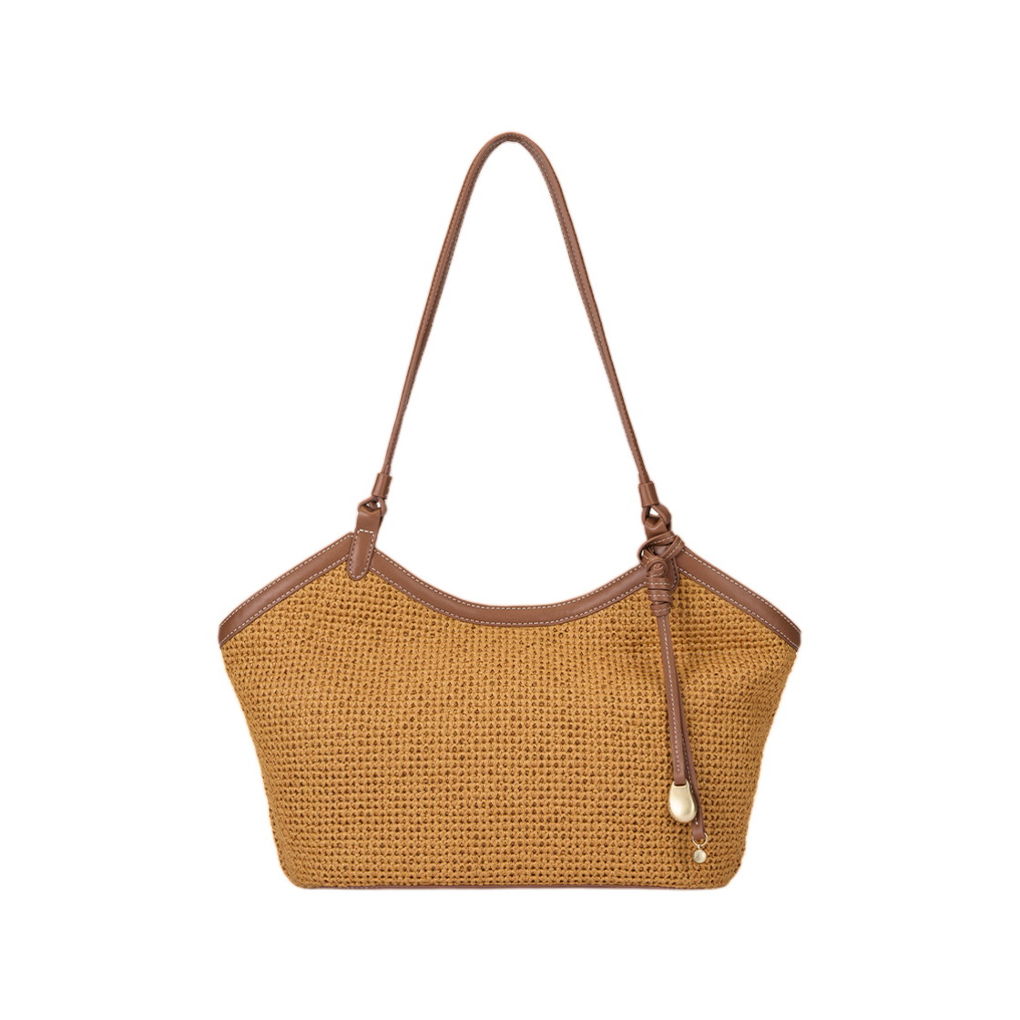 LCHT3SO01FA1TA0360 Louis Quatorze Renata Raffia Shoulder Bag Tan