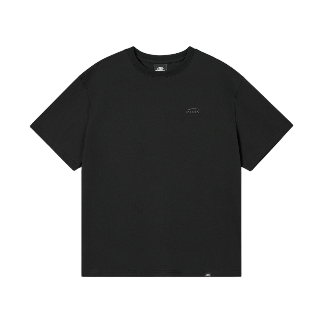 - Emis Mono Logo Print T-Shirt Black