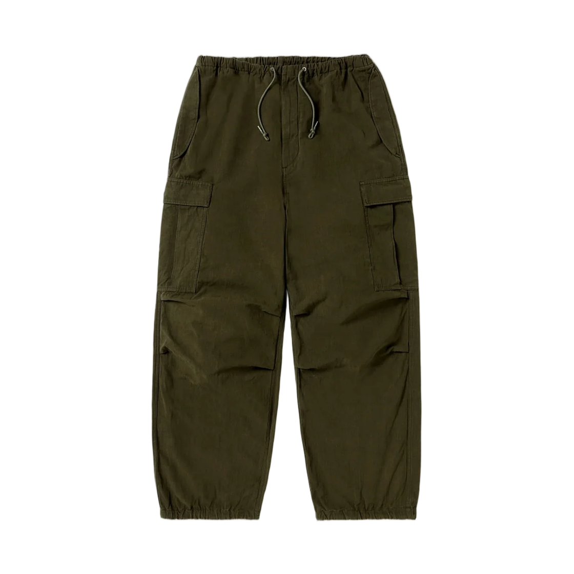 26AAP-04-09 A.Presse Washed Cotton Silk Linen HBT M-51 Over Pants Olive - 26FW